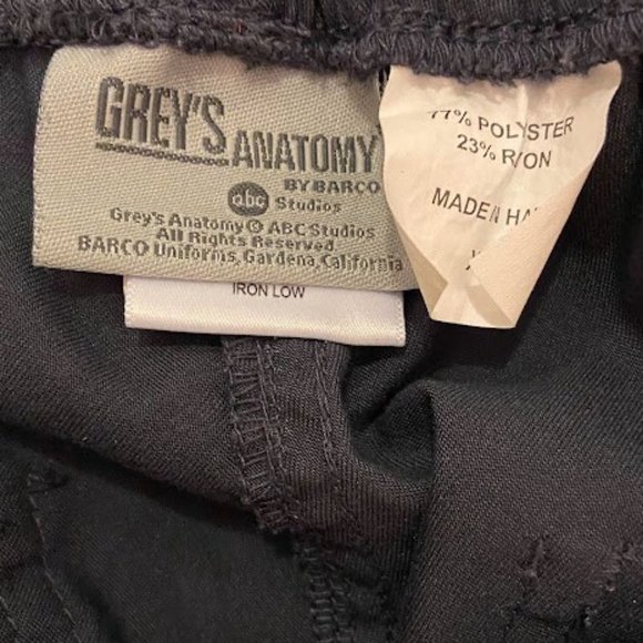 Greys Anatomy Slate Scrub Pants - Picture 2 of 3